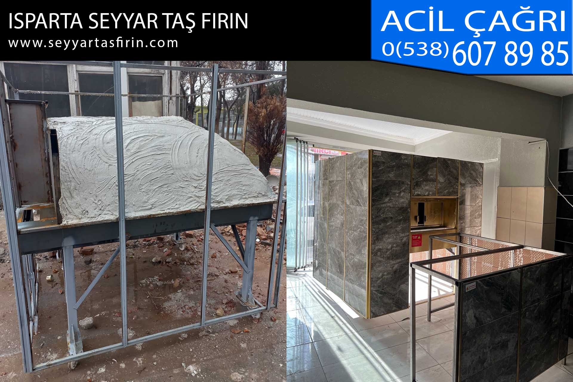 ısparta seyyar taş fırın